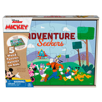 Mickey Mouse - Adventure Seekers - 5-in-1 Wood Puzzles
