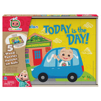 CoComelon 5-in-1 Wood Puzzles