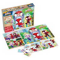 Spidey & Friends 5 en 1 puzzles en bois