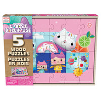 Gabby's Dollhouse 5-en-1 Puzzles