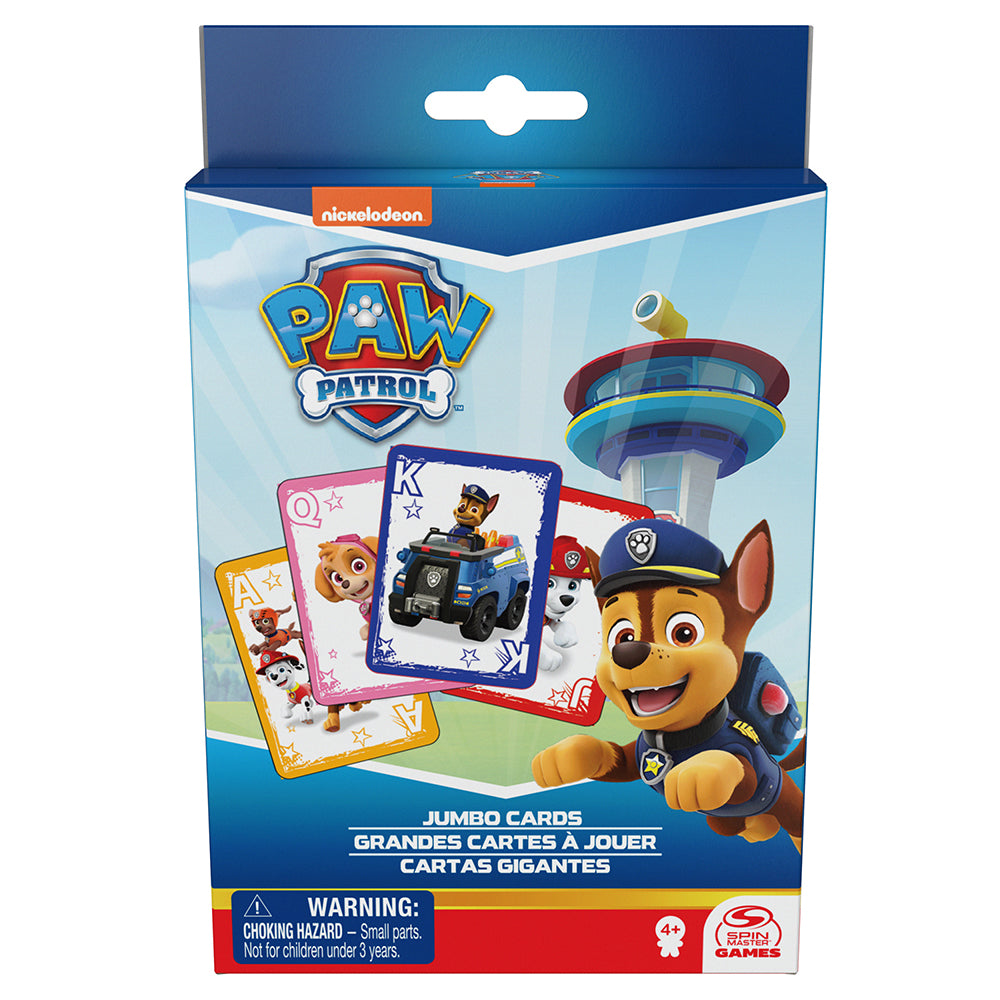 Cartes à jouer géantes Pat' Patrouille 