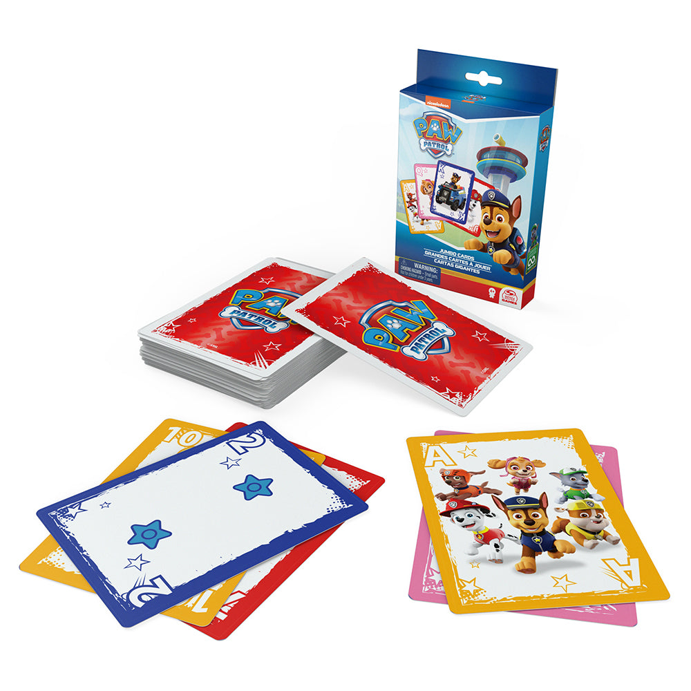 Cartes à jouer géantes Pat' Patrouille 