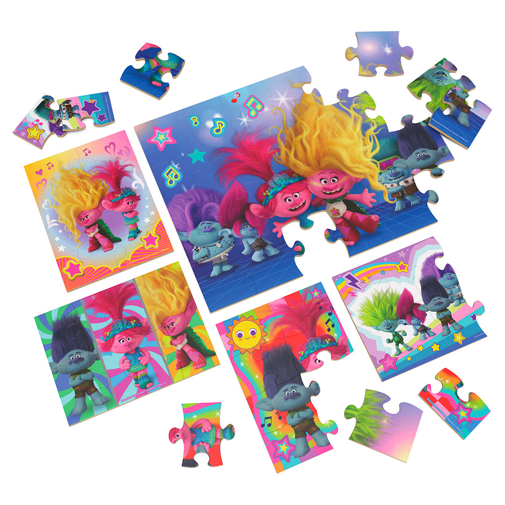 Trolls 5-in-1 Wood Puzzles