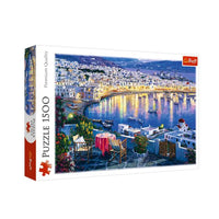 PFG Mykonos à Sunset, Sam Park (1500pcs) (utilisation / utilisée - puzzles pour de bon)