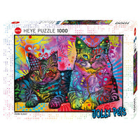 PFG Jolly PetS: consacré 2 chats, Dean Russo (1000pcs) (utilisation / utilisée - puzzles pour de bon)