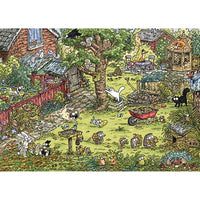 PFG Garden Adventure, Simon's Cat (Triangular Box) (1000pcs) (utilisation / utilisée - puzzles pour de bon)
