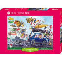 PFG Cartoon Classics - Off On Holiday, Loup (500pcs) (utilisation / utilisée - Puzzles pour de bon)