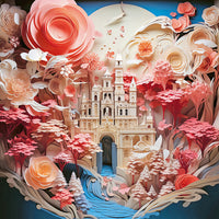 Papier comme - Château blanc (1000pcs)