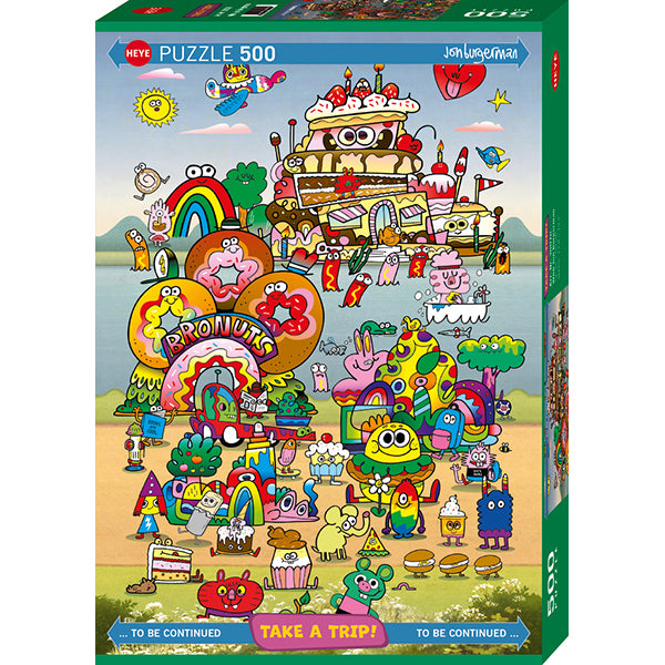 Take a Trip! with Jon Burgerman  (500pcs)