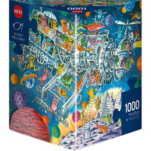 Aliens Welcome (Triangular Box) (1000pcs)