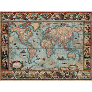 Map Art - Willem Blaeu World, Rajko Zigic (1500pcs)
