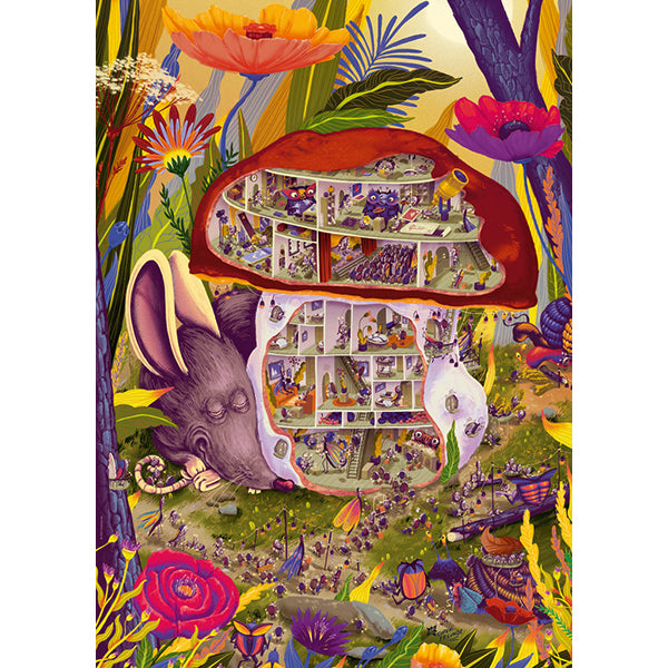 DMG Living Mushroom, Superfreunde (1000pcs) (Triangle Box) (DAMAGED BOX)