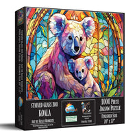 Stained Glass - Zoo Koala, Kelly Roberts (1000pcs)