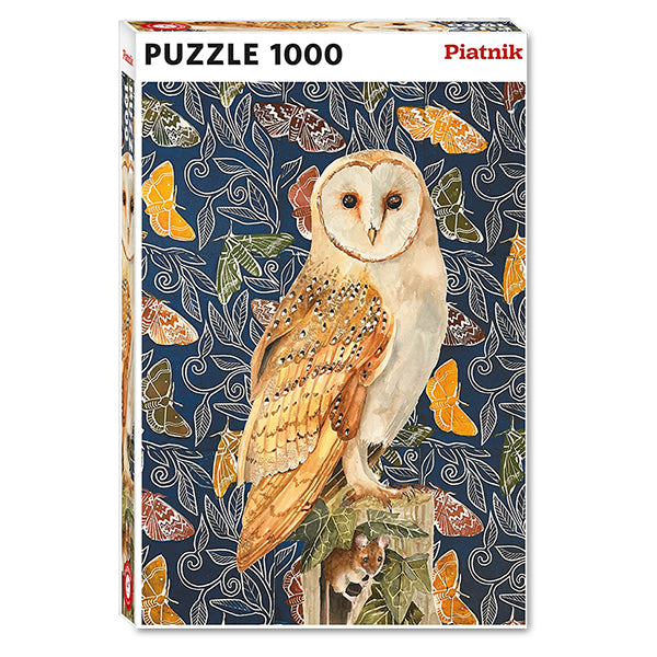 Barn Owl with Mouse (1000pcs)