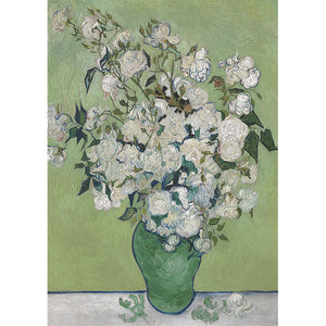 Vase with White Roses, Van Gogh (1000pcs)