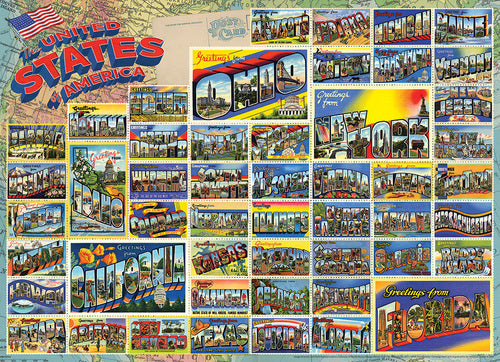 PFG Vintage American Postcards (Usage/Used - PUZZLES FOR GOOD)