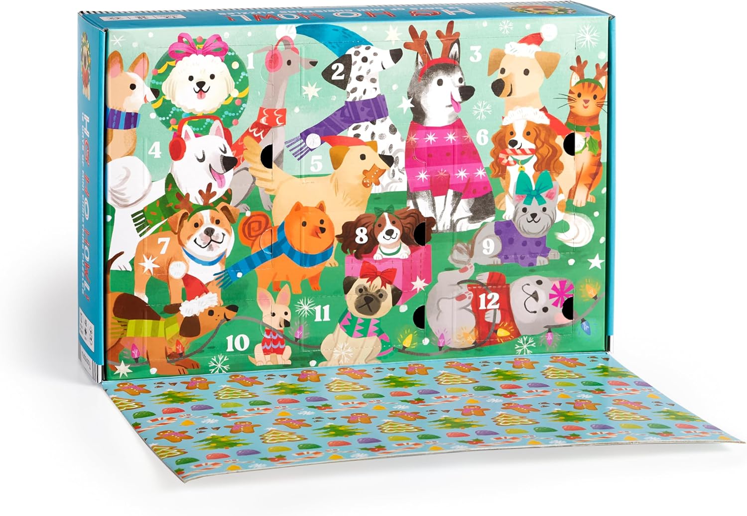 Ho Ho Howl! Countdown to Christmas Advent Calendar (12 x 48pcs)