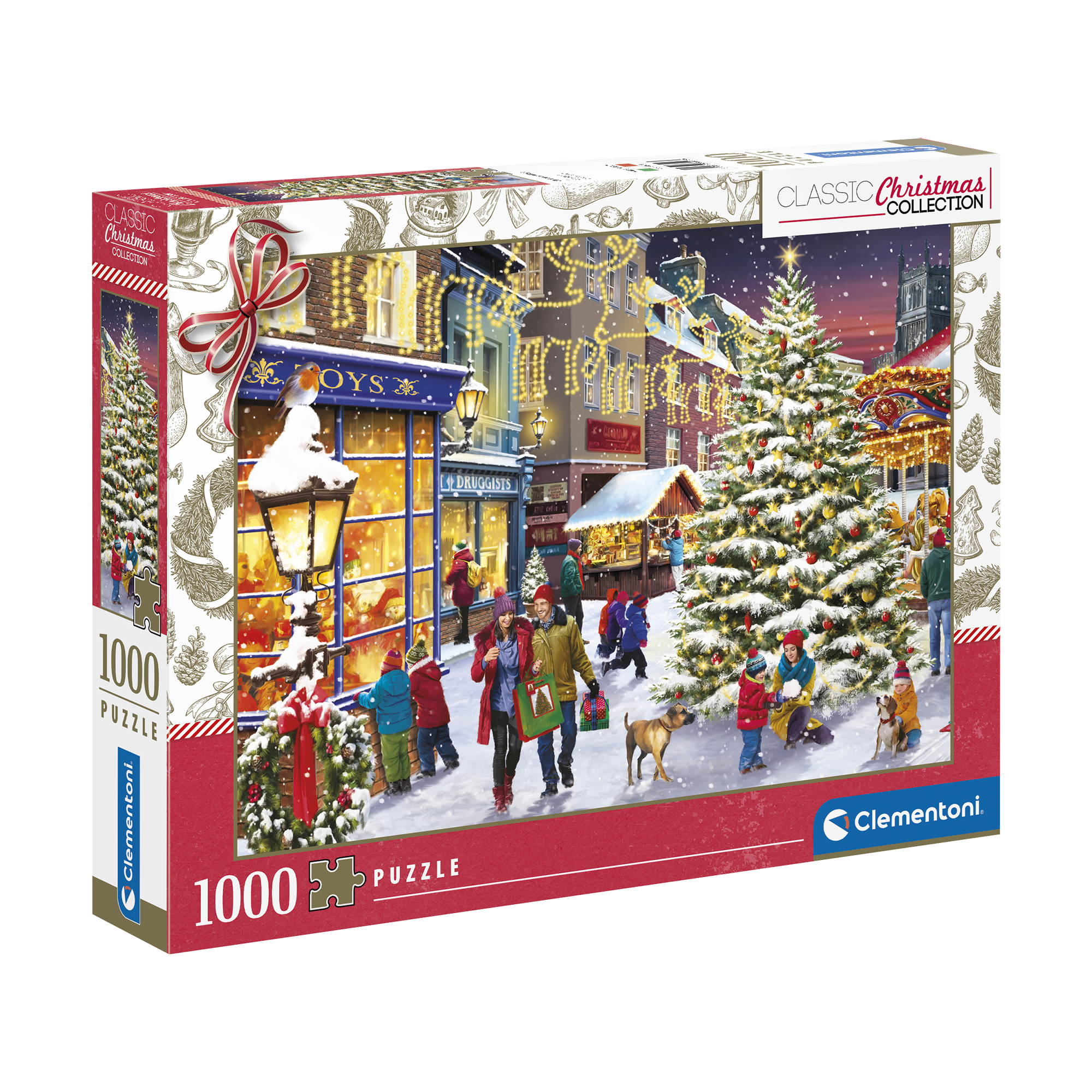 PFG Noël classique - Village de Noël (1000 pièces) (Utilisé - PUZZLES FOR GOOD)
