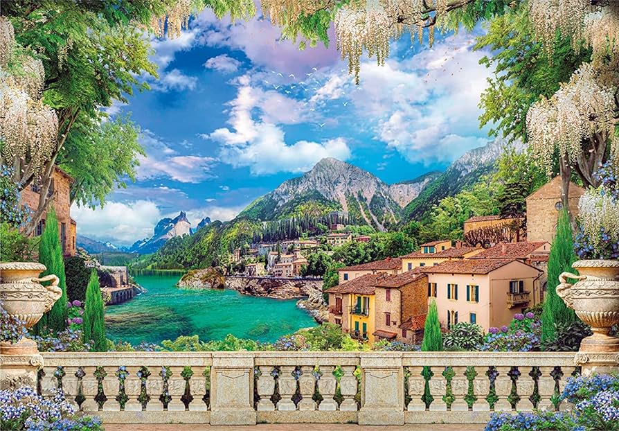 Lush Terrace on Lake (3000pcs)