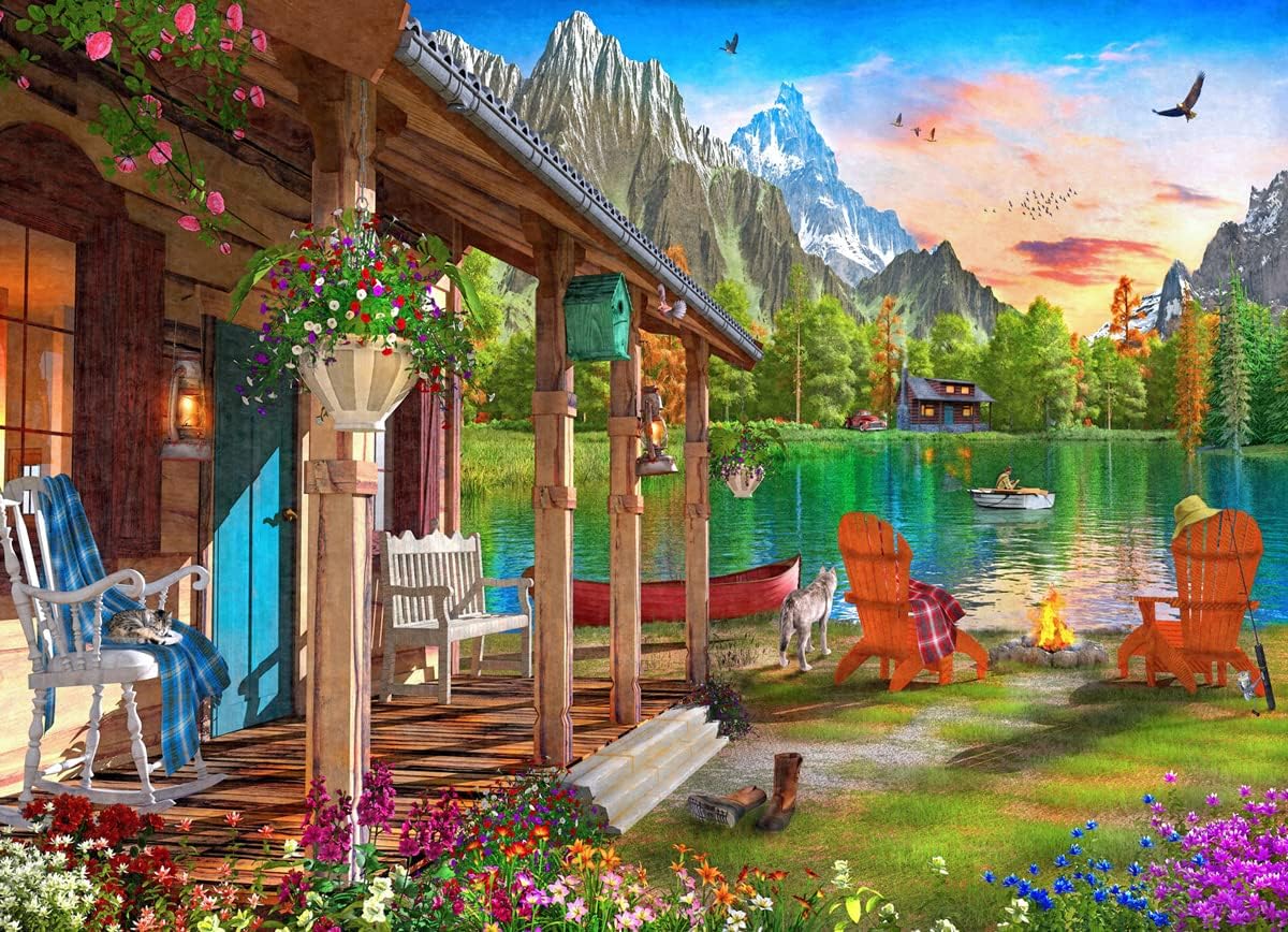 Cabin by the Lake, Dominic Davison (1000pcs)