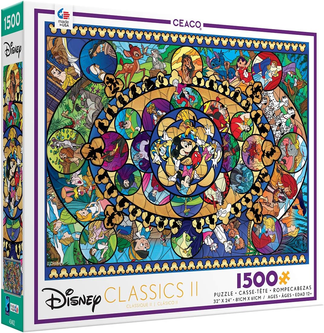 Disney Oval Stained Glass (1500pcs)