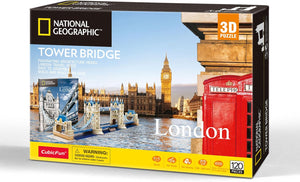 National Geographic London - Tower Bridge (Puzzle 3D) (120pcs)