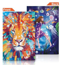Mini Puzzle - Color Lion (Double-sided) (234pcs)