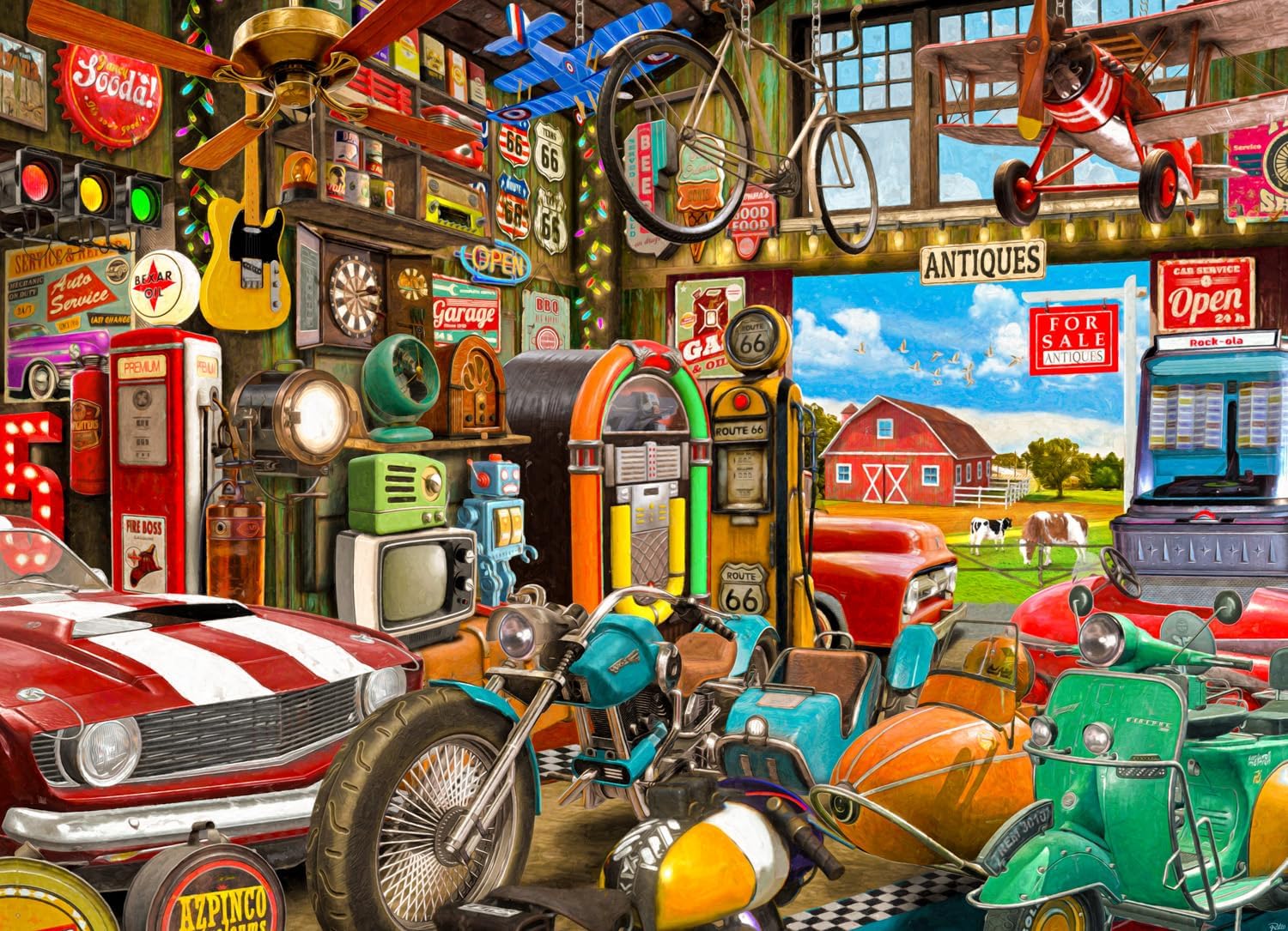 Antiques Garage (1000pcs)