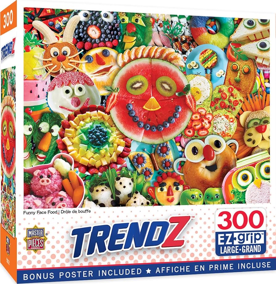 Trendz - Fund Face Food (300pcs) (EZ Grip)