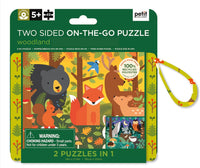Woodland - Puzzle à deux côtés sur le pouce (48pcs)
