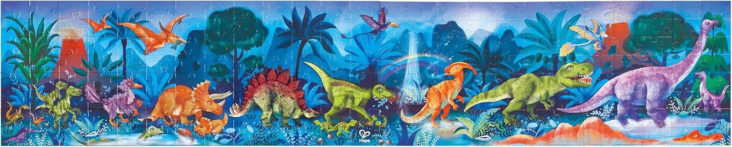 Glow-in-the-Dark Dinosaur Floor Puzzle