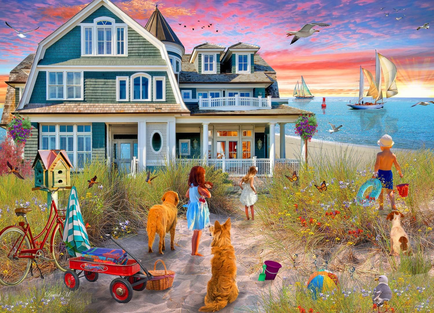 Beach Day, David MacLean (1000pcs)