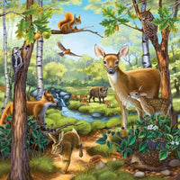 Forest / Zoo / animaux domestiques de Ravensburger (3x49pcs)