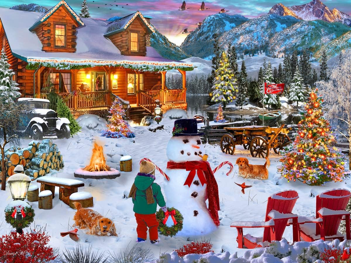 Christmas Cabin, David MacLean (550pcs)