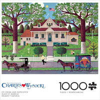 PFG Ice Cream and Hopscotch, Charles Wysocki (Usage/Used - PUZZLES FOR GOOD)