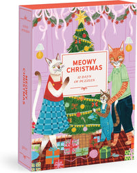 Advent Calendar - Meowy Christmas 12 Days of Puzzles (500pcs)