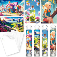 Mini 4-pack (Candy House, Blonde Girl, Flower Bottle, Log Cabin) (150pcs each)