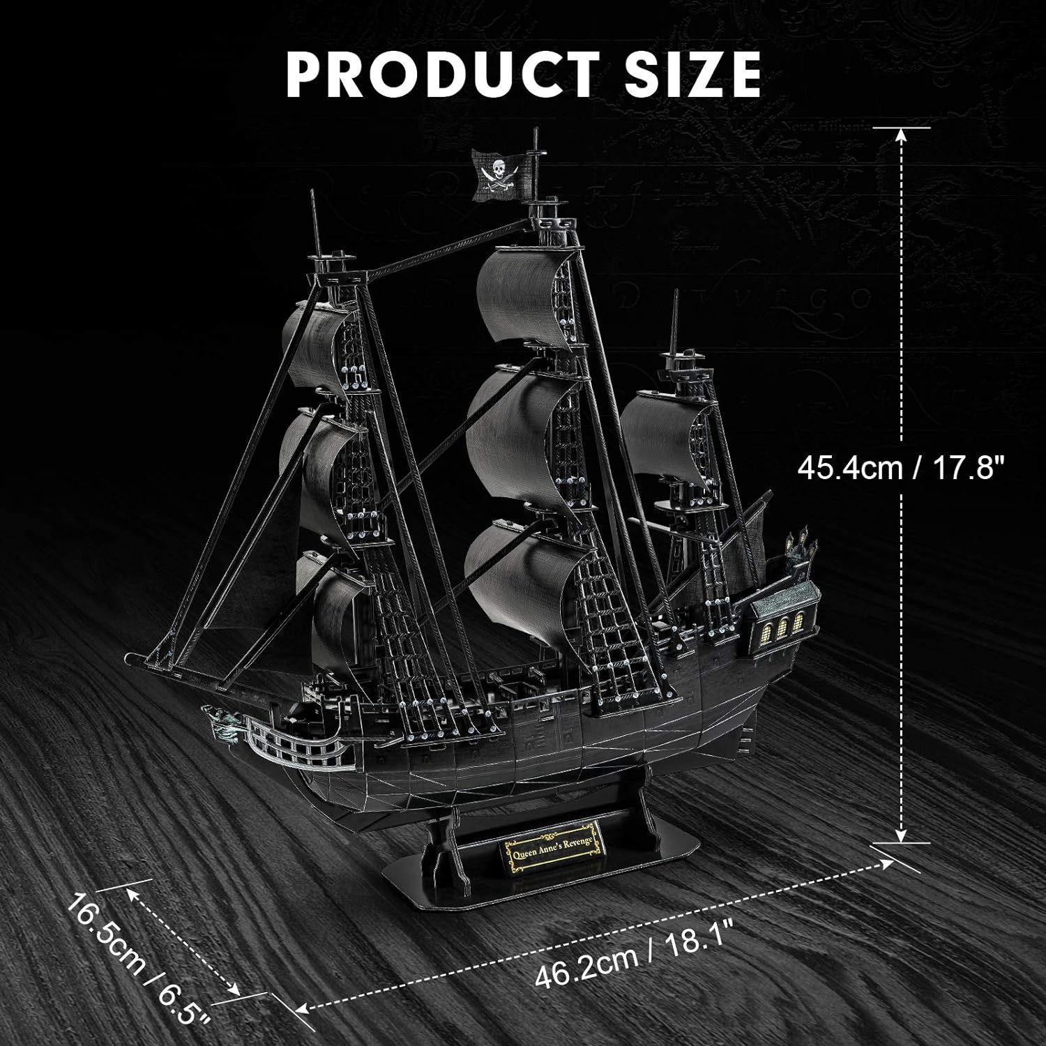 Queen Anne's Revenge (3D Puzzle) (180pcs)
