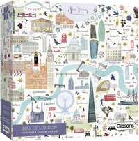 Carte de Londres (1000pcs)