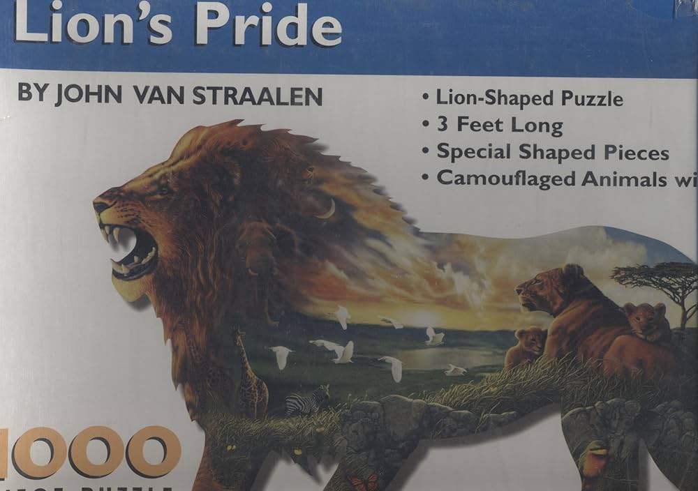 PFG Lion's Pride (Shaped) (1000pcs) (Usage/Used - PUZZLES FOR GOOD)