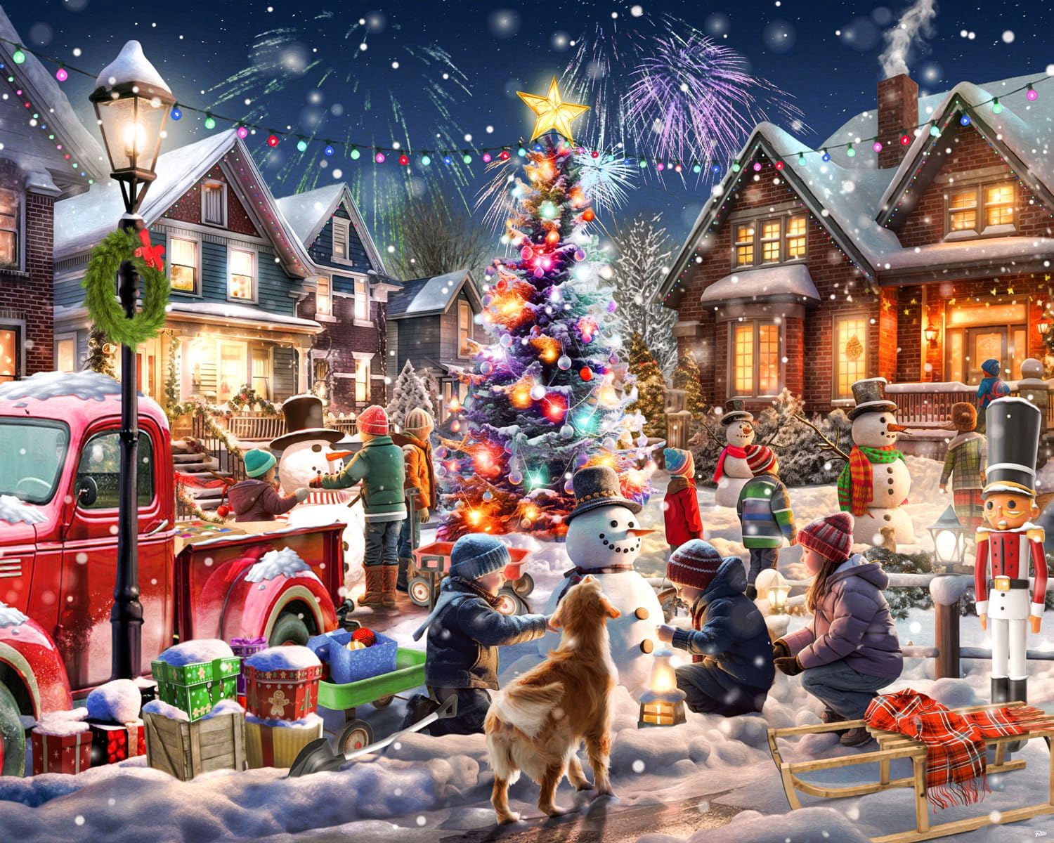 Concours de neige (1000pcs)