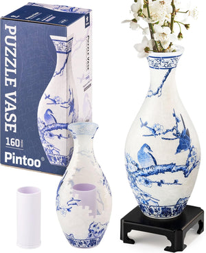 Vase puzzle 3D - Pies sur un prunier