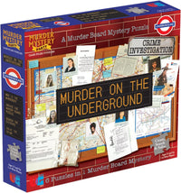 Murder Mystery Case File Puzzle - Murder on the Underground (6-in-1)