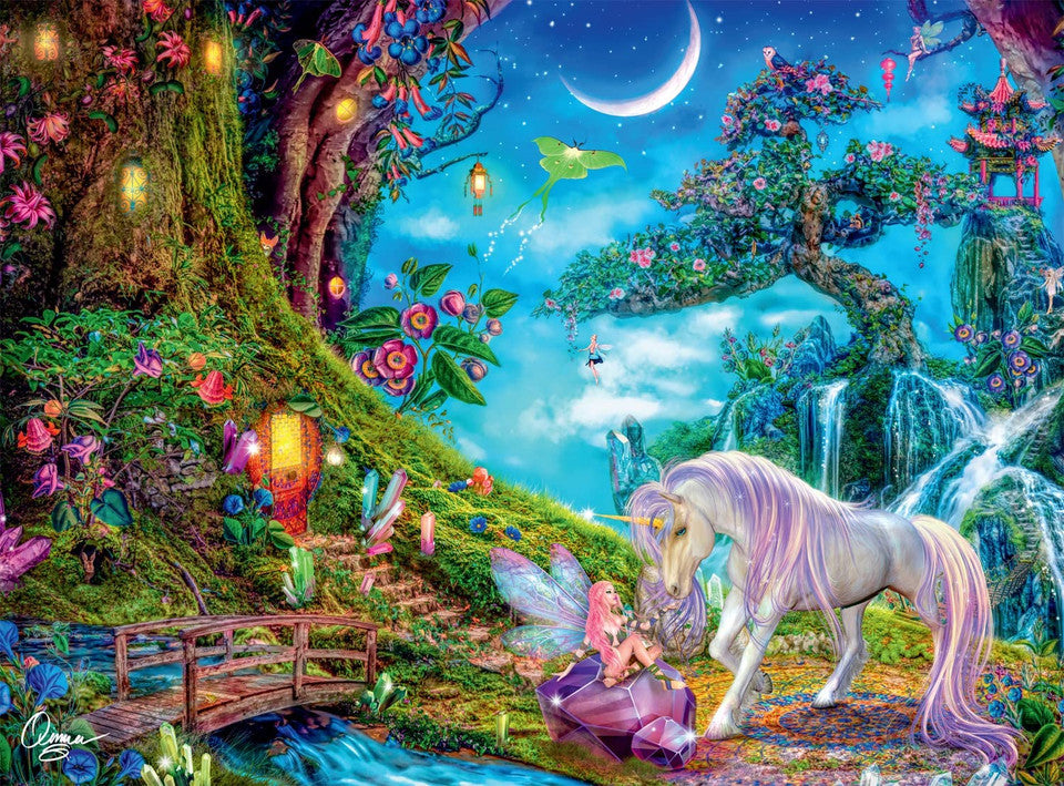 PFG Unicorn Heaven, Aimee Stewart (1000pcs) (Usage/Used - PUZZLES FOR GOOD)