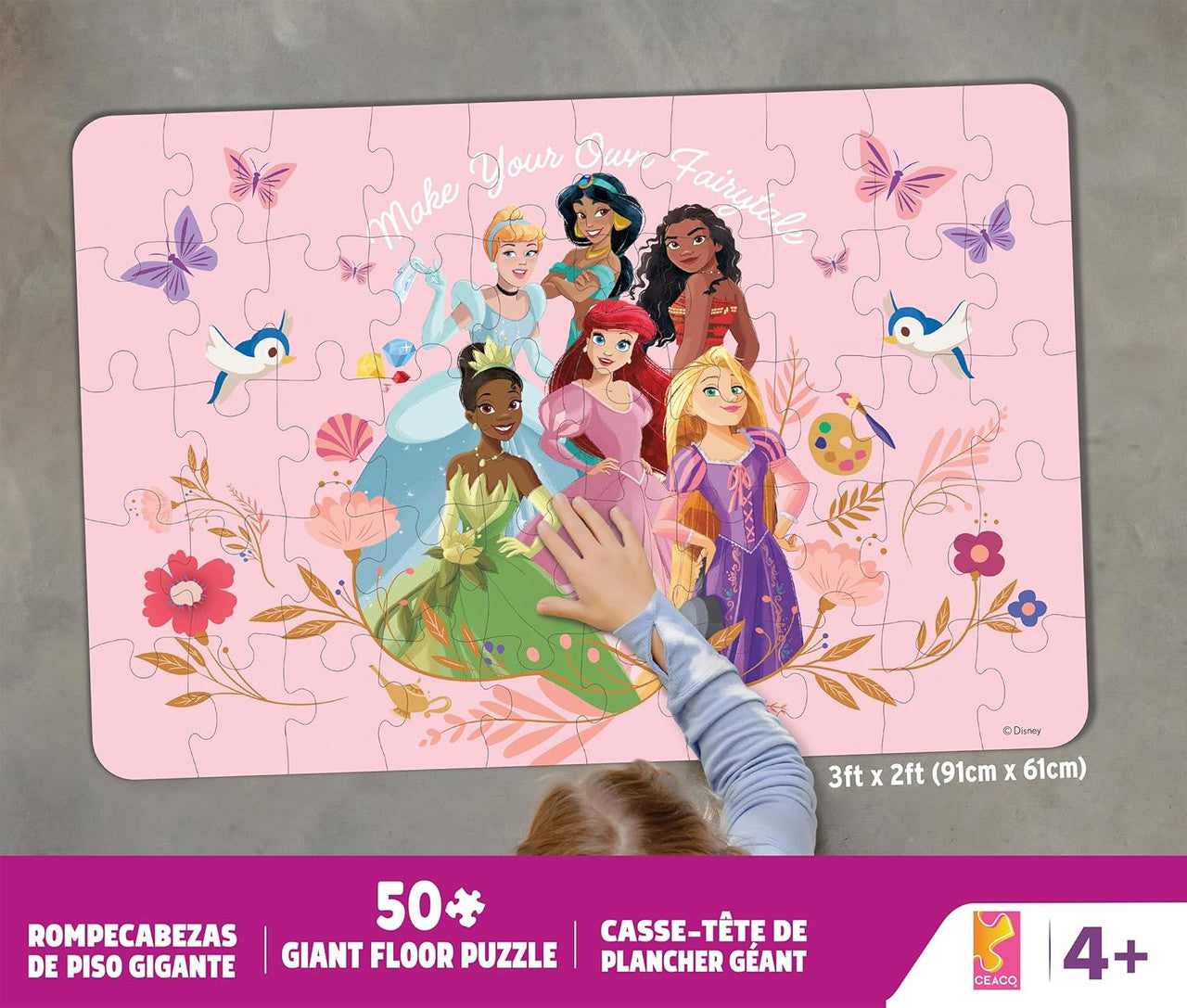 Buy Floor puzzle - disney princess (50pcs) Puzzle | Jigsaw Jungle