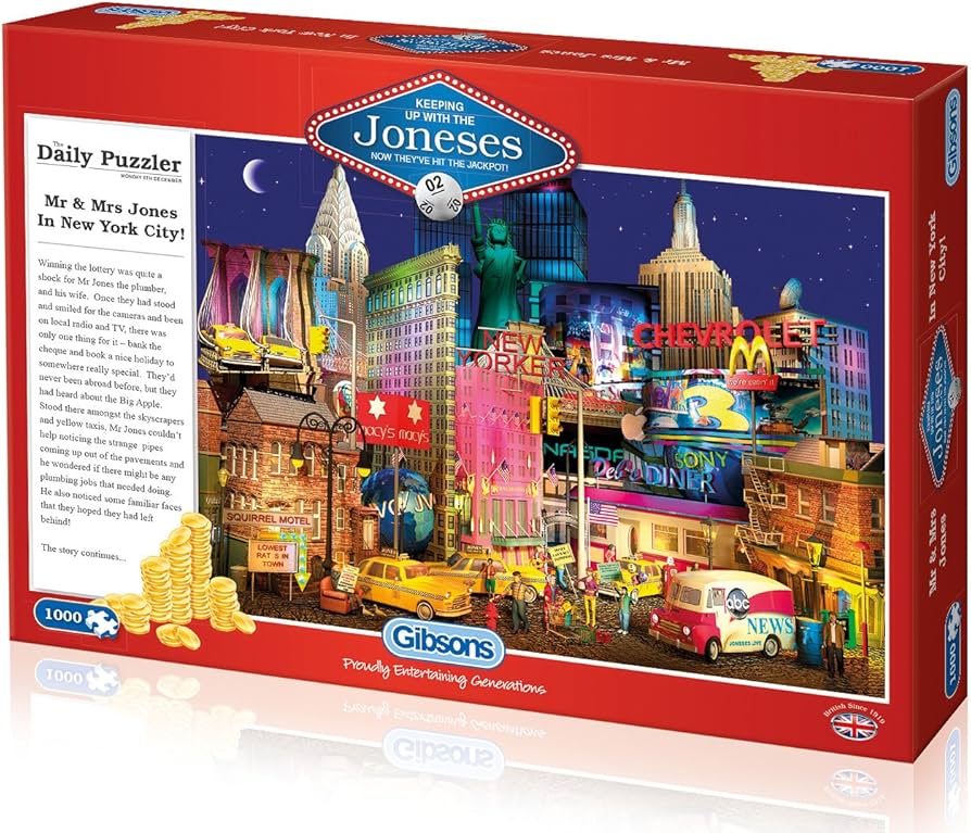 PFG Keeping up with the Joneses - In New York City! (Usage/Used - PUZZLES FOR GOOD)