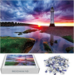 PFG Sunset Lighthouse (utilisation / utilisée - puzzles pour de bon)