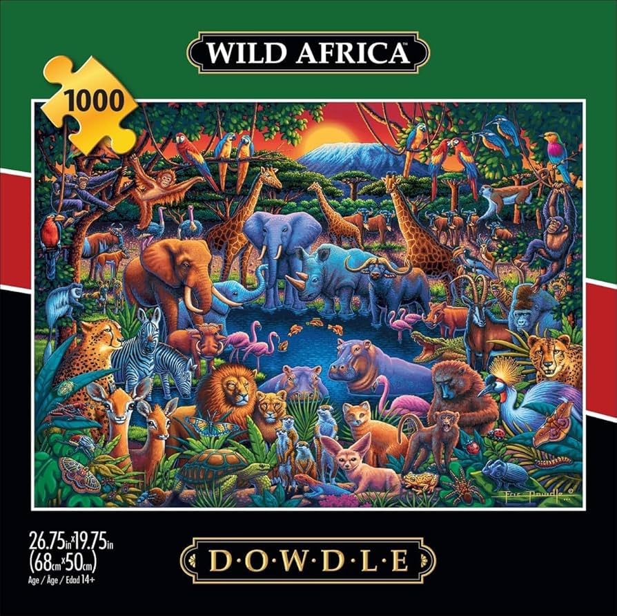 PFG Wild Africa (1000 pièces) (État : Usagé - PUZZLES FOR GOOD)