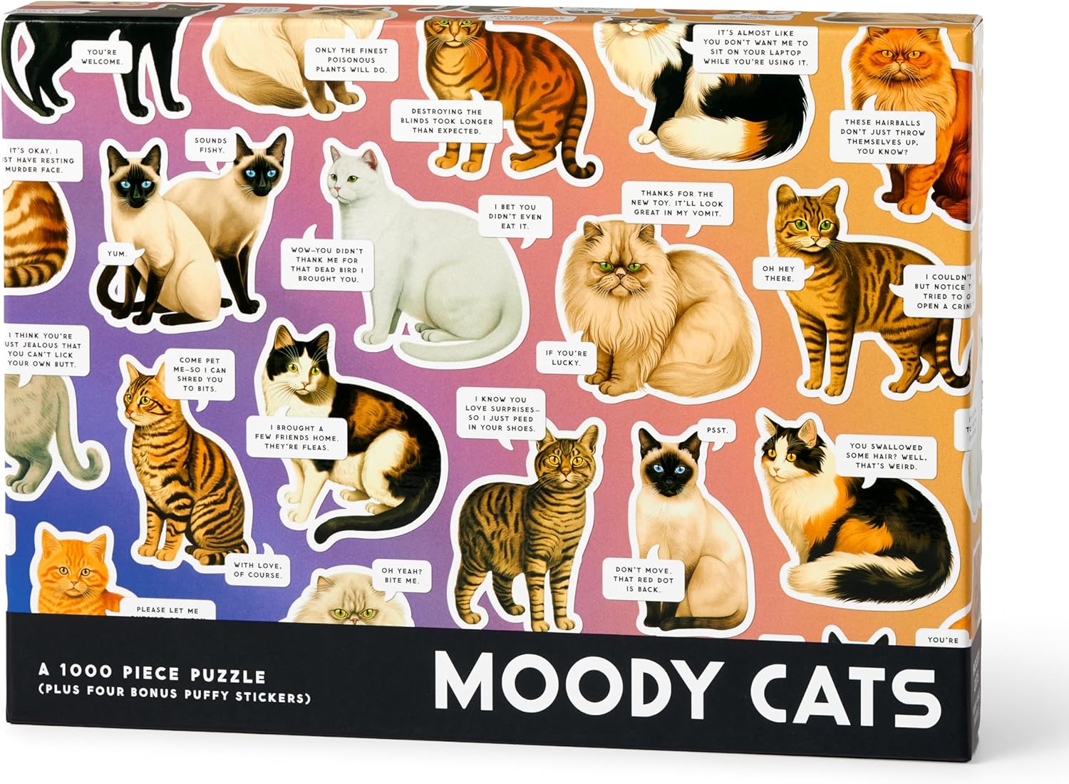 Chats de mauvaise humeur (1000 pièces)