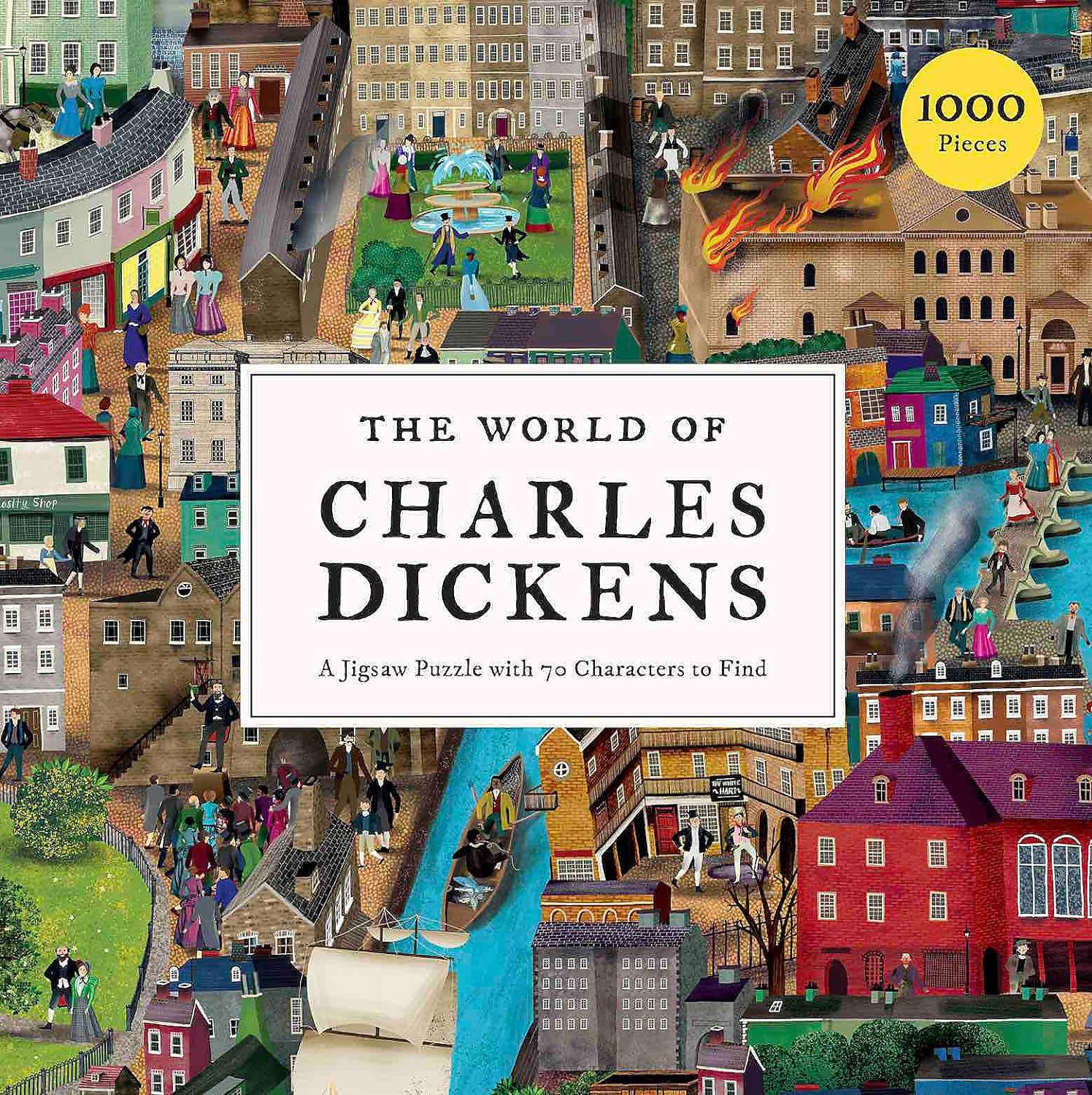 PFG le monde de Charles Dickens (1000pcs) (utilisation / utilisée - puzzles pour de bon)